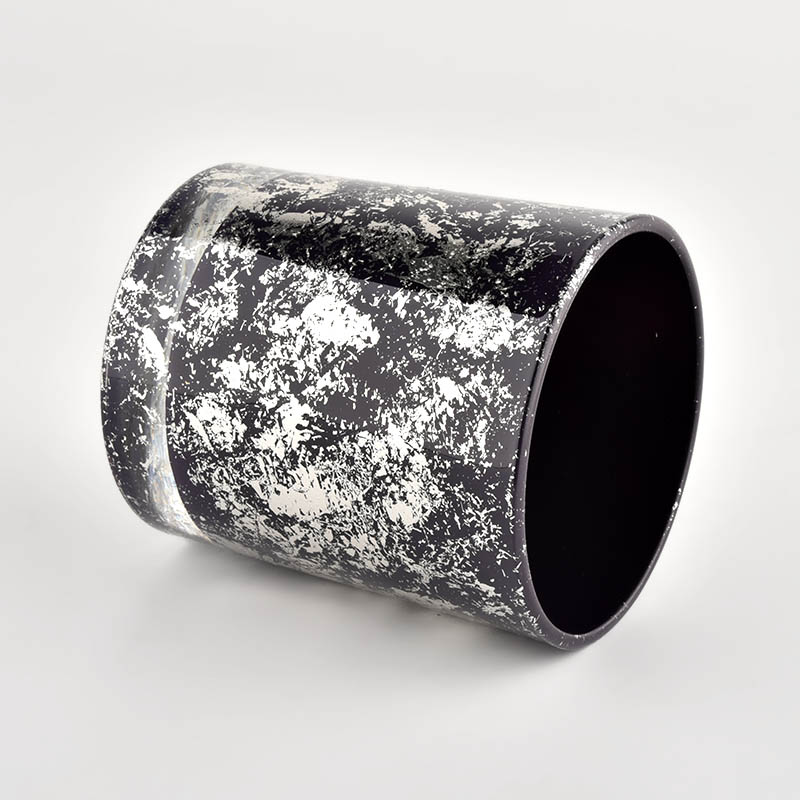 Sunny Glassware Black glass candle jar for making supply wholesale Sunny Glassware Black glass candle jar for making supply wholesale