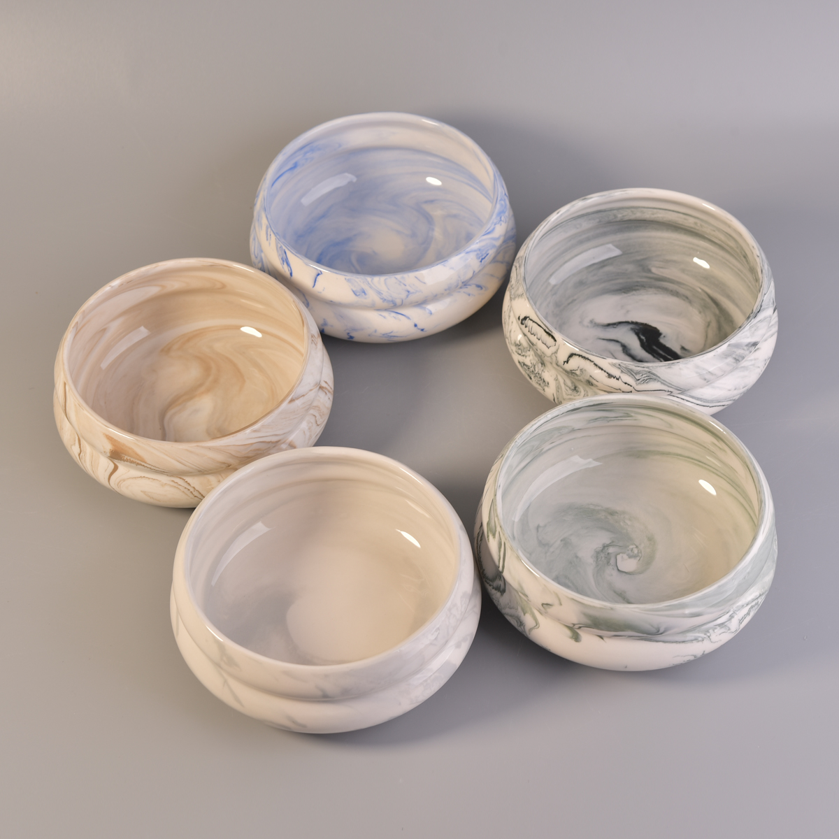 home chinese marble candle jars wholesale