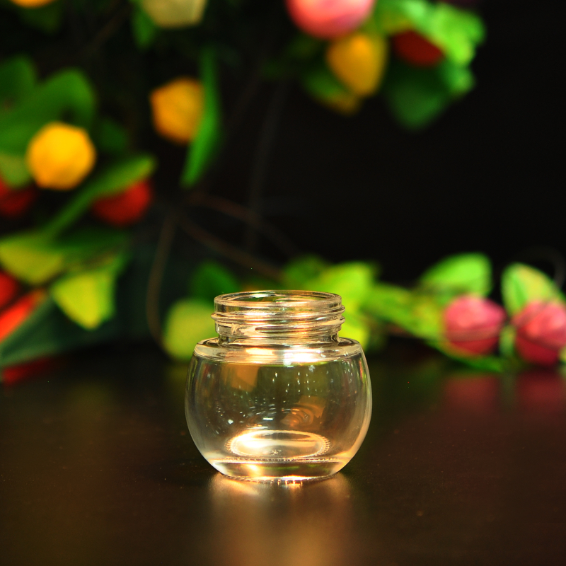 Thick base glass cream jar wholesale Thick base glass cream jar wholesale