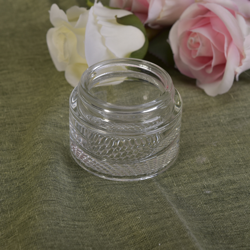 Glass makeup jar cream jar
Glass makeup jar cream jar