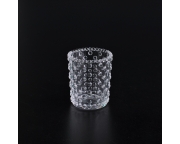 sostenedor de cristal luz de té hobnail