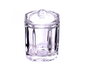 195ml方形透明玻璃蜡烛罐带盖批发