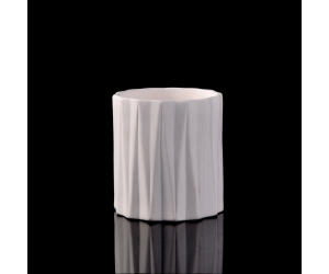 450ml白色树模式陶瓷蜡烛罐