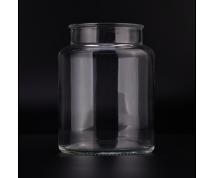 663ml定制透明玻璃蜡烛罐用于婚礼装饰