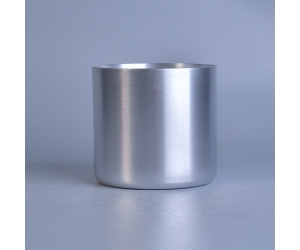 铝银金属蜡烛盒