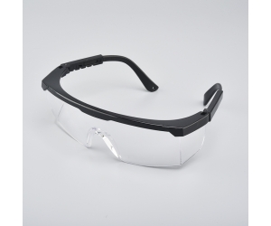 蓝黑色镜架防风护目镜户外运动防护眼镜