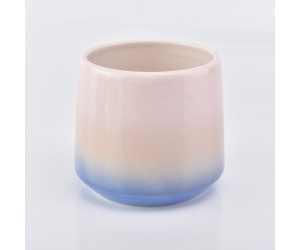 装饰510ML的五颜六色的陶瓷蜡烛瓶子