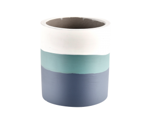定制陶瓷混凝土蜡烛罐用于家居装饰婚礼