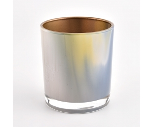 玻璃蜡烛罐黄金内胆与玻璃罐蜡烛家庭使用