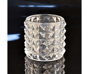 蜡烛制造的热销售水晶玻璃蜡烛瓶子