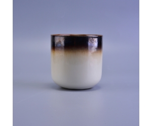 流行的圆底陶瓷香薰蜡烛罐