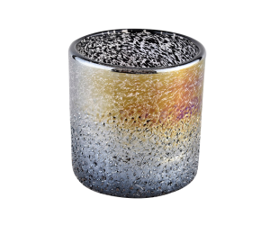 美阳玻璃制品全新设计的豪华圆筒玻璃蜡烛罐批发