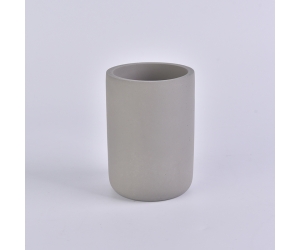 独特的材料水泥容器卫生间用品杯子