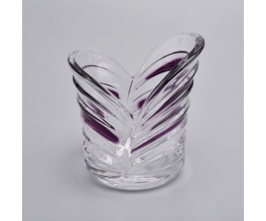 花形独特设计的玻璃香罐