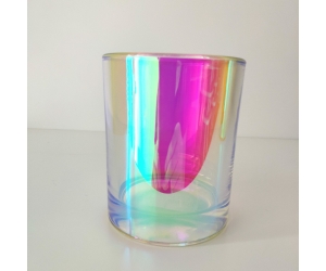 虹彩玻璃蜡烛罐12盎司蜡容量