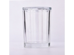 1096ml transparent large capacity glass candle jar with lid