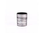 10oz hand painting silver glass candle jars wholesale