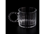11oz透明电镀玻璃罐用于婚礼装饰