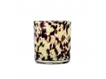 18oz glass candle jar with coloring material candle vessel
