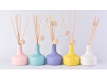 Decoración del hogar de botellas de difusor de cerámica Macarons de 200 ml