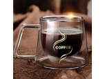 200ml Wholesale Borosilicate Glass Coffee Cups with Handle