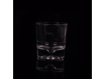 206mL Small Crystal Beverage Drinking Clear Glass Machine Pressed Water Cup