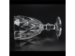 288ml水晶玻璃菱形图案高脚杯酒杯