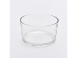 3 Wicks Empty Glass Candle Jars