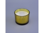 3 Wicks Glass Candle Container