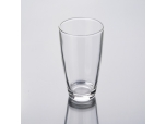 vaso de vidrio transparente