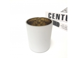 400ml 10oz Gold Plating and Matte White Glass Candle Jars