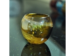 400ml solid glass candle holder
