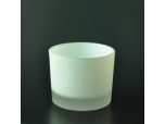 490ml frosted glass candle holder