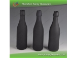 500ml black color paint spring water glass bottle