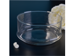 500ml glass candle container with special bottom