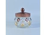 530ml glass storage jar with copper lid