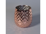 560ml gold aluminium metal pineapple jar wholesale