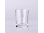 74 ml de pequeña capacidad jarra de vela de vidrio transparente