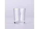 74ml small capacity transparent glass candle jar