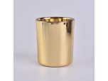 Candelabros de cristal de 8 oz 10 oz 12 oz oro cilindro