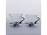 Borosilicate glass mug with handle