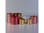 Bronze Aluminum Metal Candle Holders