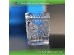 Bulk glass candle holder