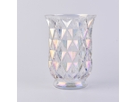 Colorful Diamond Glass Candle Holder