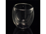 Tazas de cristal de cristal de la taza de café de doble pared