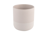 Jarra de velas de cerámica moderna de cilindro personalizado para la fabricación de velas