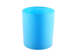 定制空玻璃蜡烛罐豪华蓝色蜡烛罐的家居装饰