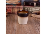 Cylinder wholesale ceramic candle holder cup