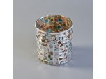 Glass Scented Mosaic Candle Holders