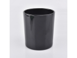 Gloss Black Candle Glass Holder Wholesale